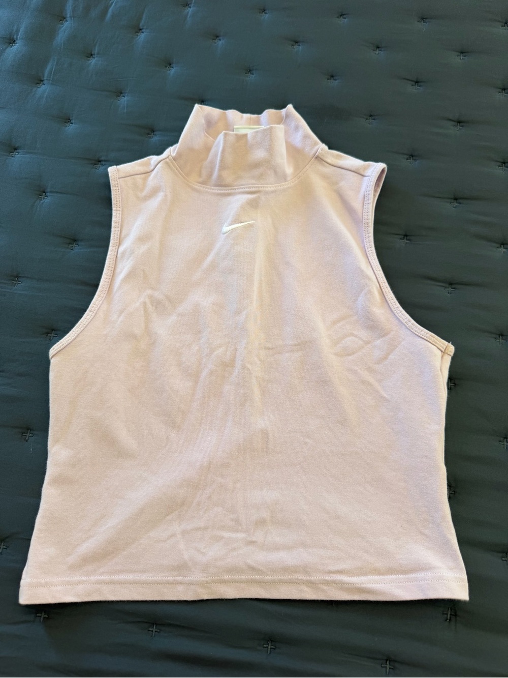 Nike Sleeveless Mock Neck Tank Top - Pale Lavender